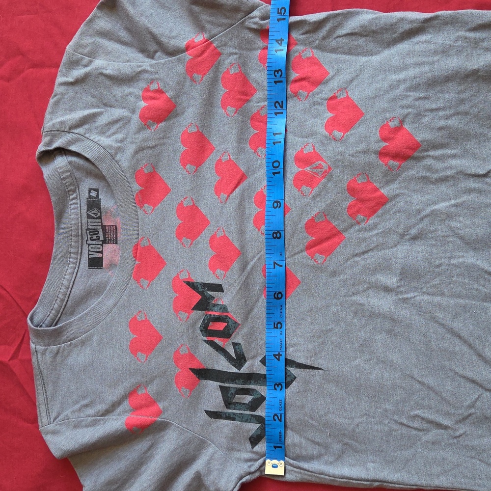 Volcom Y2K Extra Long Baby Tee  15in p2p - Picture 2 of 6